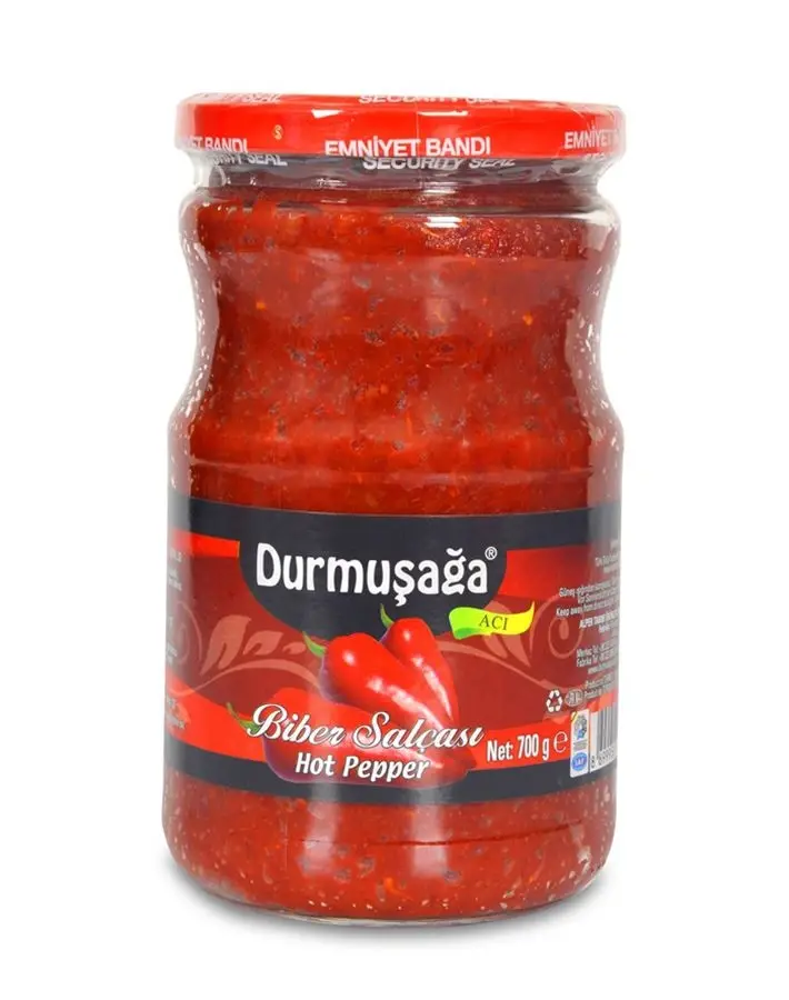 700 gr Acı Biber Salçası (Cam Kavanoz)
